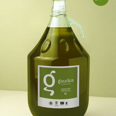 Organic extra virgin olive oil - 5L Glass
