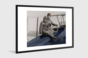 Photo ancienne couleur avion n°04 alu 60x90cm 1