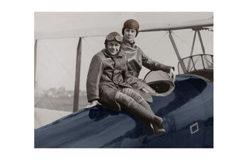 Photo ancienne couleur avion n°04 alu 60x90cm 5