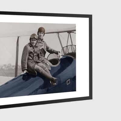 Foto antigua avion color n°04 alu 100x150cm