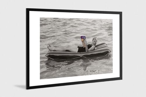 Photo ancienne couleur mer n°79 alu 30x45cm