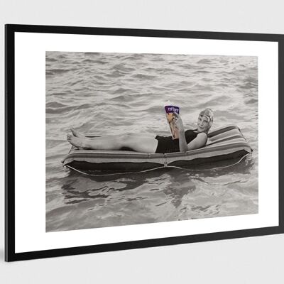 Photo ancienne couleur mer n°79 alu 30x45cm