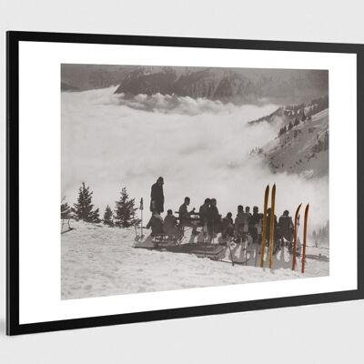 Photo ancienne couleur montagne n°88 alu 40x60cm