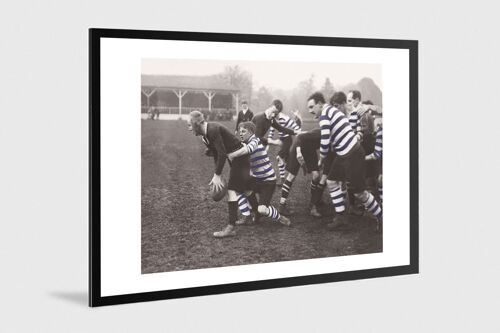 Photo ancienne couleur rugby n°07 alu 60x90cm