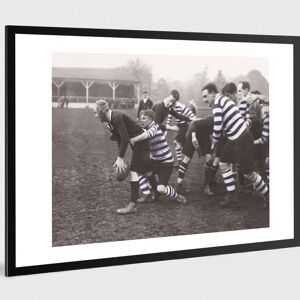 Photo ancienne couleur rugby n°07 alu 60x90cm