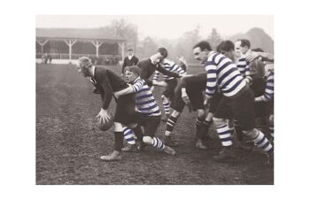 Photo ancienne couleur rugby n°07 alu 60x90cm 5