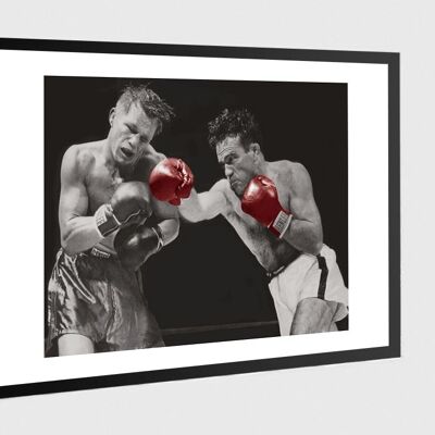 Boxeo antiguo foto color n°68 aluminio 60x90cm