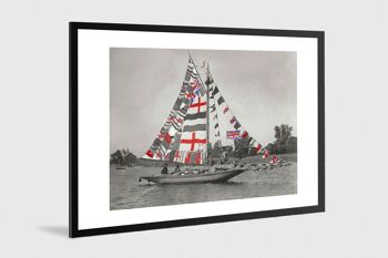 Photo ancienne couleur bateau n°06 alu 100x150cm 1