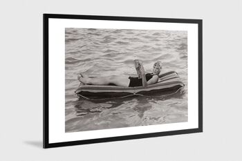 Photo ancienne noir et blanc mer n°79 alu 40x60cm 1