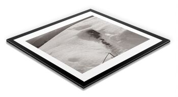 Photo ancienne noir et blanc montagne n°26 alu 30x30cm 1