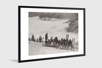 Photo ancienne noir et blanc montagne n°88 alu 60x90cm 1