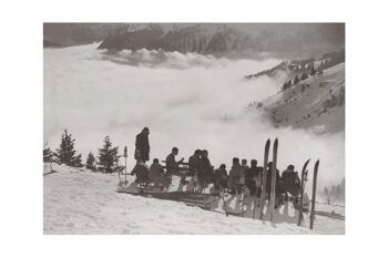 Photo ancienne noir et blanc montagne n°88 alu 60x90cm 5