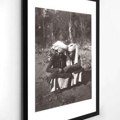 Photo ancienne noir et blanc voyage n°02 alu 70x105cm