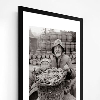 Viejo melocotón blanco y negro foto n°81 alu 30x45cm