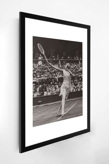 Photo ancienne noir et blanc tennis n°11 alu 30x45cm 1