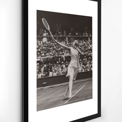 Photo ancienne noir et blanc tennis n°11 alu 60x90cm