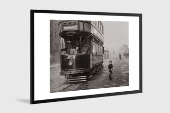 Photo ancienne noir et blanc ville n°02 alu 70x105cm 1