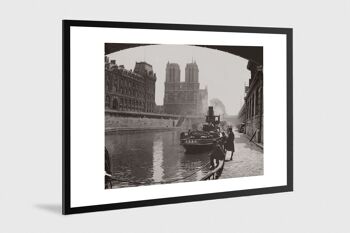 Photo ancienne noir et blanc Paris n°01 alu 40x60cm 1