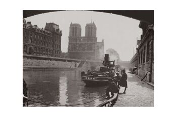 Photo ancienne noir et blanc Paris n°01 alu 40x60cm 5