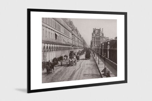 Photo ancienne noir et blanc Paris n°14 alu 40x60cm
