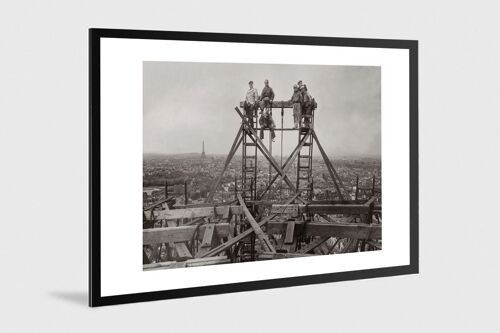 Photo ancienne noir et blanc Paris n°27 alu 30x45cm