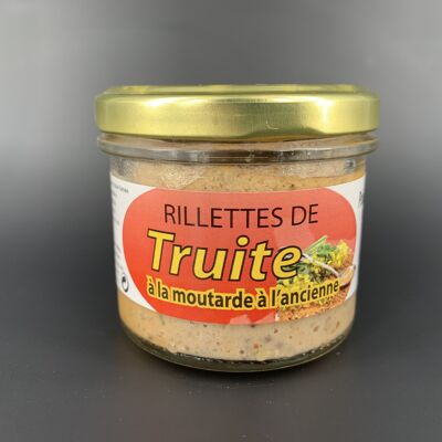 Trout rillettes with mustard