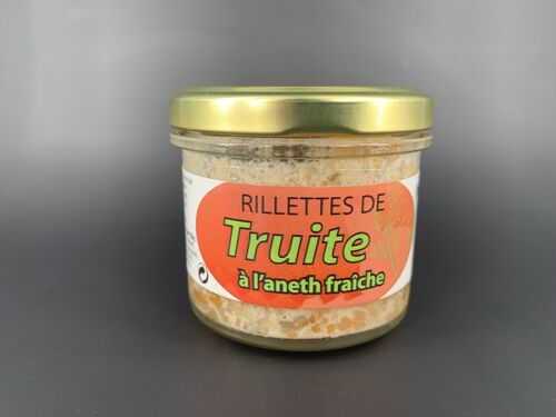 Rillettes de truite à l'aneth