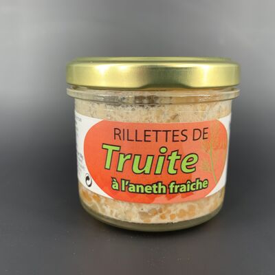 Trout rillettes with dill