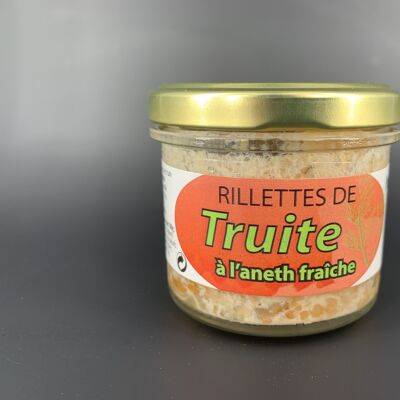 Trout rillettes with dill