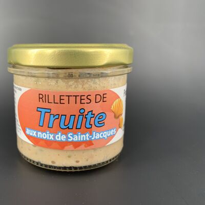 Trout rillettes with scallops