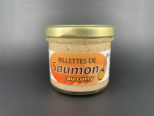 Rillettes de saumon au curry