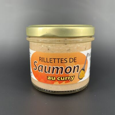 Salmon rillettes with curry