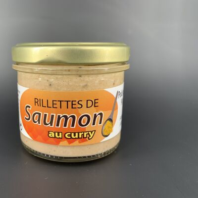 Salmon rillettes with curry