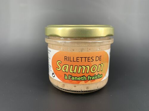 Rillettes de saumon à l'aneth