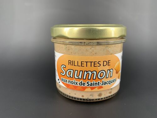Rillettes de saumon aux Noix de Saint-Jacques