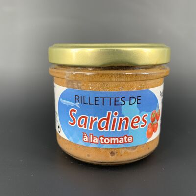 Sardine rillettes with tomato
