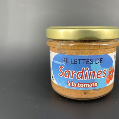 Sardine rillettes with tomato