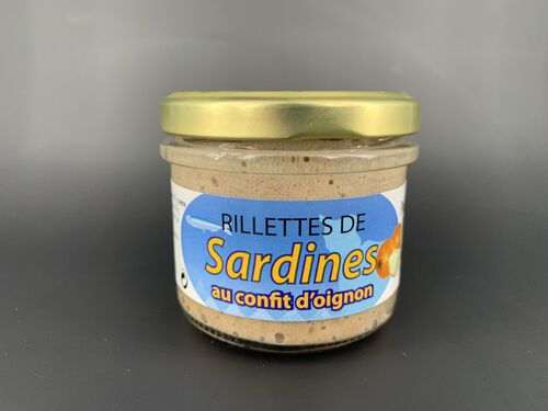 Rillettes de sardine au confit d'oignon