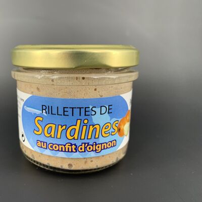Sardine rillettes with onion confit
