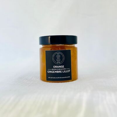 Confiture Orange gingembre Lillet - 250g