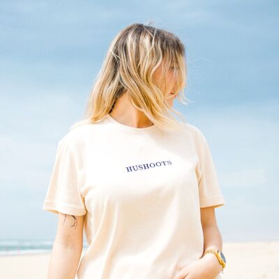 Organic Sand Embroidered T-Shirt