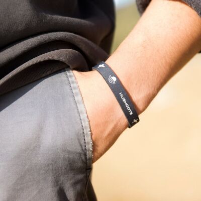 Recycled Neoprene Strap - Dark Gray