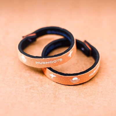 Armband aus recyceltem Neopren – Orange