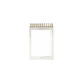 Bloc-notes To Do List "Short List" [A6, Sahara Marble] 2