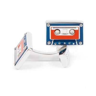 Boutons de manchette cassette audio – K7