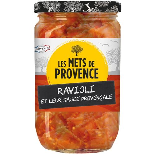 Ravioli et leur sauce provençal
