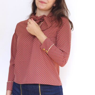 Blouse Elliot brique