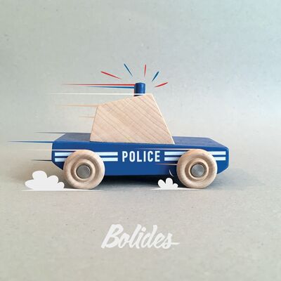 BLUE POLICE CAR