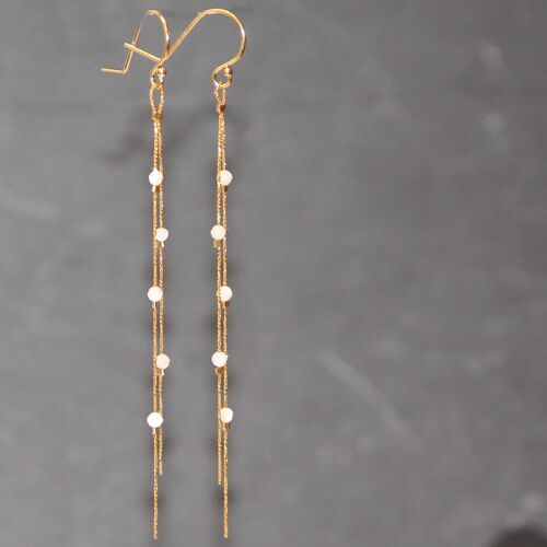 Boucles d'oreilles GLING Blanche