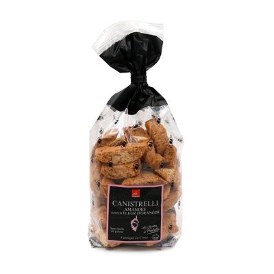 Canistrelli small Corsican with Almonds Orange Blossom flavor 250g